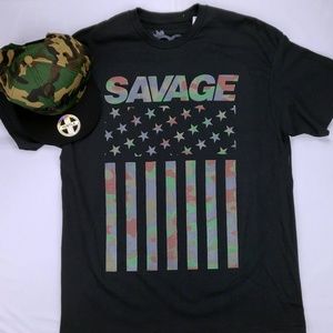OG Hustle "Savage"T-shirt & Snapback brand new